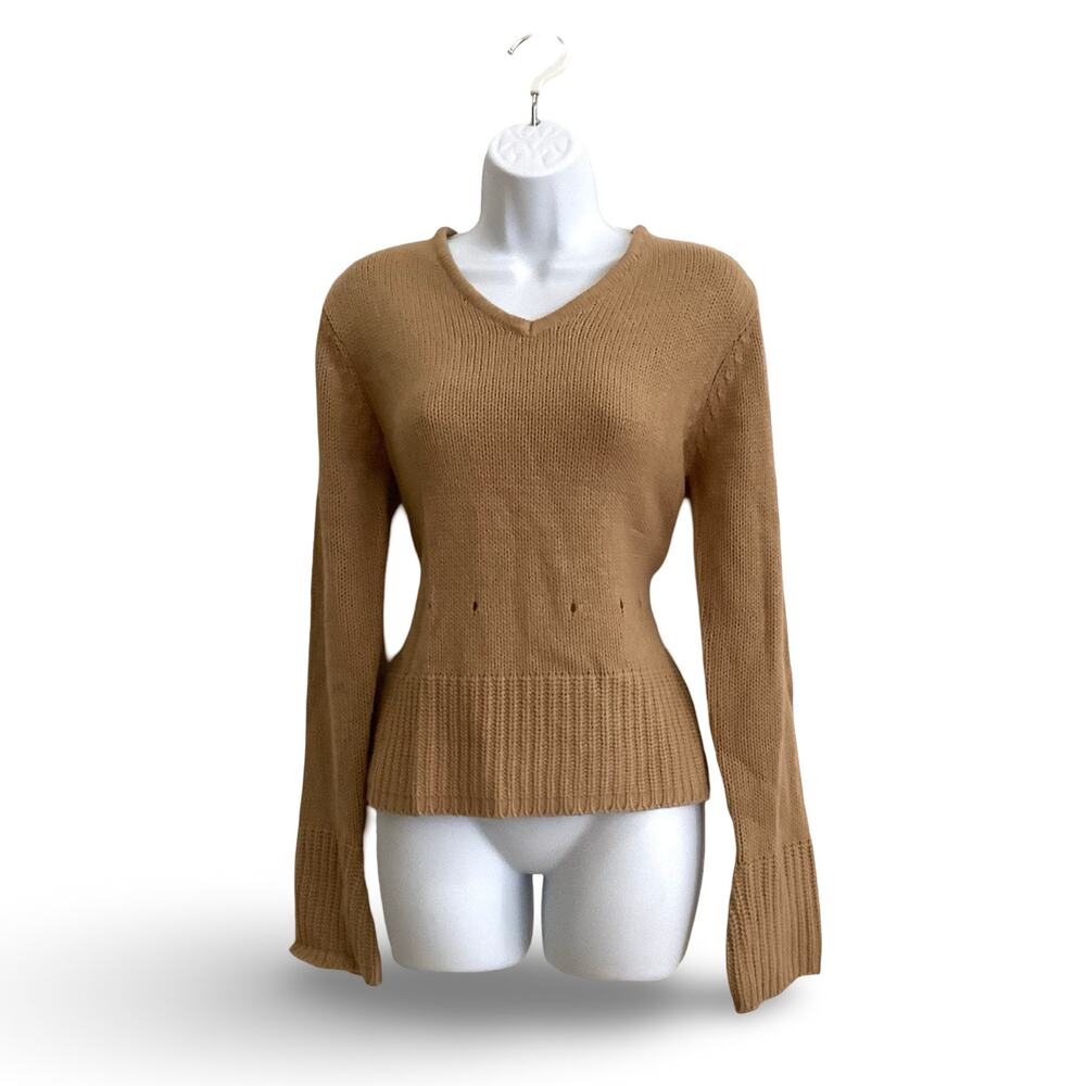 Too Hot Knit V Neck Sweater